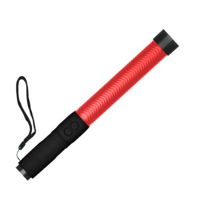 China Traffic 3-Mode Safety Roadway Safety Light Bulb Control Red LED Stick With Flashlight Traffic Stick for sale