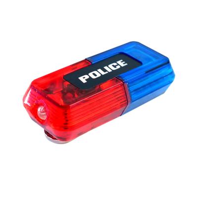 China Red Blue Strobe Police Shoulder Light Safety Precaution Traffic Police LED Shoulder Flasher Light for sale