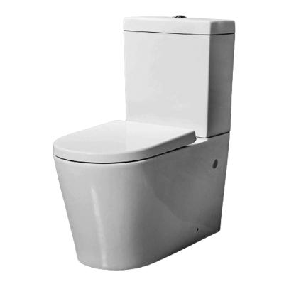 China Modern Washdown Bathroom Ceramic Sanitary Ware Two Part P-Trap Toilet 2845 for sale