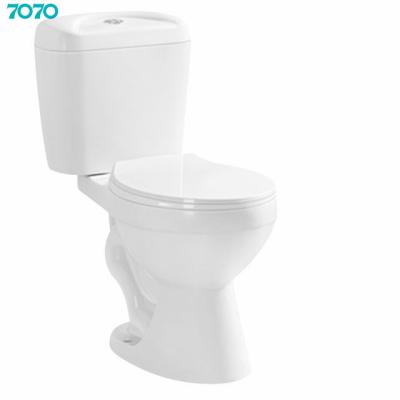 China Double-Flow Chinese Sanitary Ware Porcelain Bathroom Siphonic Tie Down Two Piece WC Toilet for sale