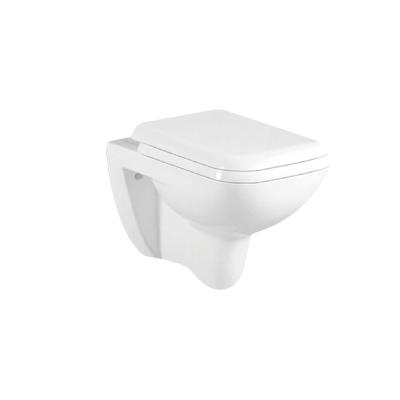 China Concealed Cheap Ceramic Cistern India Design Bathroom Sanitary Ware Wall-Hung Toilet Bowl for sale