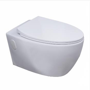 China Modern Bathroom Ceramic High Quality Hot Washdown Flushing Sales Wall Hung Toilet for sale