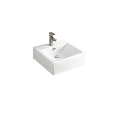 China Modern Countertop With Single Tap Hole Sink Ceramic Basin Style Sink 8177 for sale