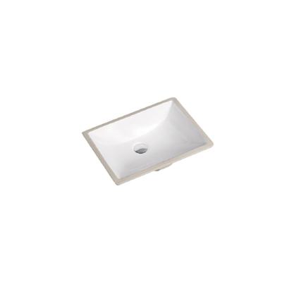 China Modern Square Basin Household Under Counter Basin Fixture Ceramic Wash Basin T202M for sale