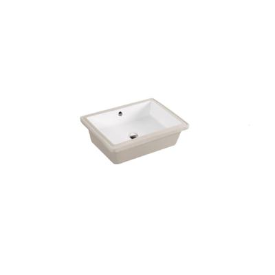 China Modern Square Basin Household Under Mounted Ceramic Basin Wash Basin With UPC Certificate T203E for sale