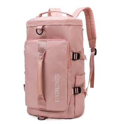 China Fashion Customized Large Capacity Multifunctional Backpacks With Shoe Compartment Sports Bags Waterproof Gym Travel Duffel Bag for sale