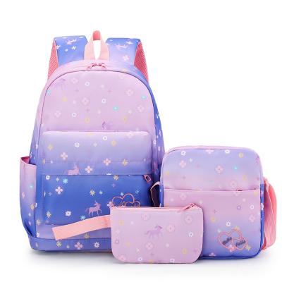 China 2022 Fashion Bookbags Anti-theft Cute School Bag Set Handbag For Teens Kids Backpacking School Bags for sale