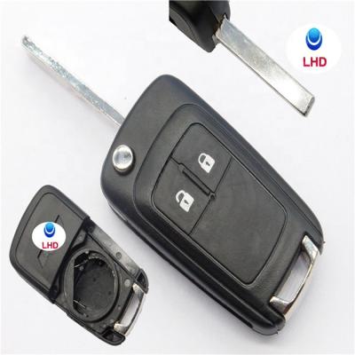 China Replace Car Key Case 2/3 Buttons Flip Key Shell Fit For Chevrolet Key Case Remote FOB Replacement for sale