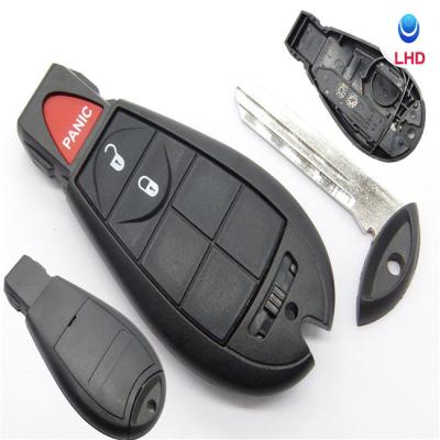 China Replace 3 Button Remote Key Shell Case For Dodge FOB CHR 2008-2013 Car Key Case New Replacement for sale