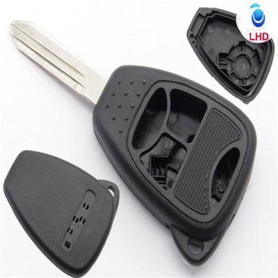 China Replace Shell For Jeep CHR Liberty Pacifica Sebring Aspen 300 PT City Cruiser Dodge Mag Charger Remote Car Key Case 4 Buttons Replacement Key for sale