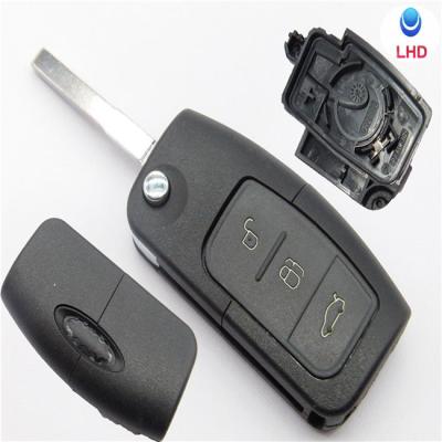 China Replace Car Key Case 3 Button Flip Remote Key Shell Fob Case For Focus Fiesta C Max Ka Galaxy Kuga Escape Ford Focus 2 Mondeo for sale