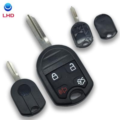 China Replace 4 Button Car Key Case Remote Key Shell Replacement For Ford Mustang FOB Shipping New for sale