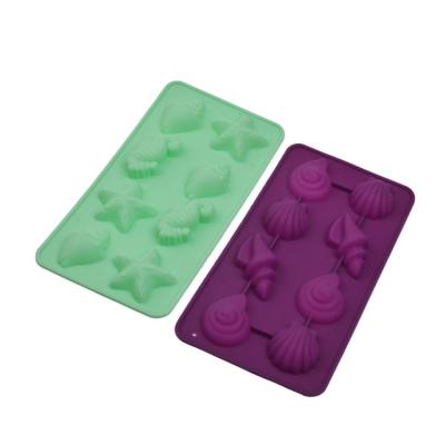 China Sustainable Top Sale 8-Cavity Food Grade Silicone Mold For Chocolate Ice Candy Molds for sale