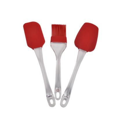 China Sustainable Cheap Price Silicone Kitchen And Dining Tools Spatula Brush for sale