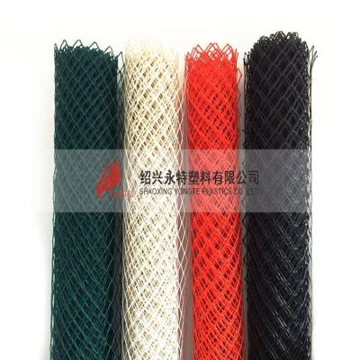 China Hot selling Canada HDPE tensile strength extruded plastic diamond mesh garden fence for construction for sale