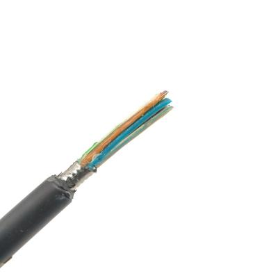 China SM 64C G652D PE Sheath Aluminum Material Outdoor Armored Fiber Optic Cable 2-144 core GYTS for sale