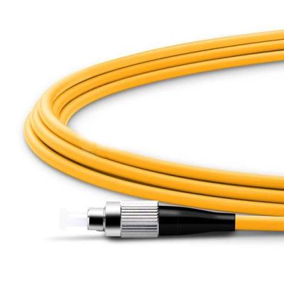 China FTTH FC UPC Single Mode To FC UPC Duplex Armored Simplex 2.0mm PVC Om3 Fiber Optic Patch Cord for sale