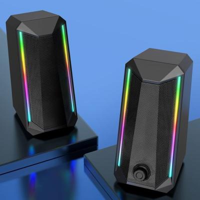 China LED Blinking Light Large Professional PC Laptop USB Audio Speaker for sale