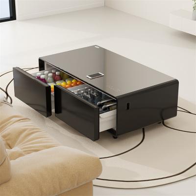 China School Design Style Multifunctional Refrigerator Coffee Table with Wireless Charging for sale