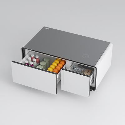 China 2024 65L Cooling Fridge Table Wine Cellar with Left Drawer 1-8°C and Right Drawer -12°C for sale