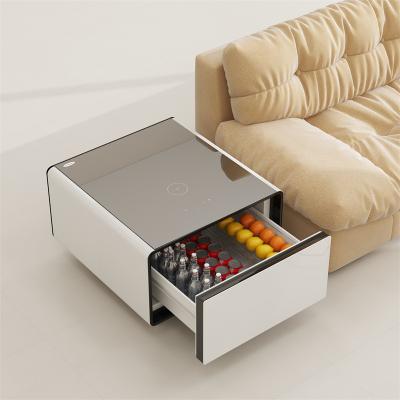 China Stainless Steel Smart Mini Bar Side Table Fridge Intelligent Vending Machine Lockers for sale