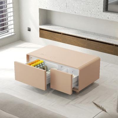 China Moderne Möbel Essential Smart Table mit Kühlschrank und drahtlosem Laden zu verkaufen