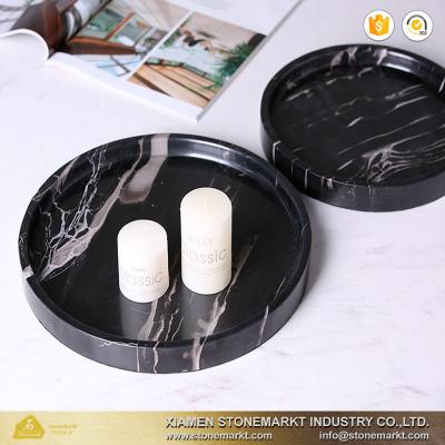 China StoneMarkt Easy Clean Marble Board Luxury Marble Cosmetic Tray for sale