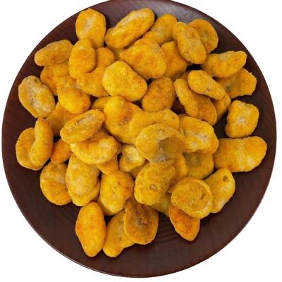 China Broad Bean Chinese Snack Food Spicy Coated Low Fat Coated Broad Bean Chips for sale