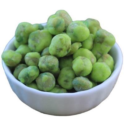 China Natural wasabi coated roasted peas for sale