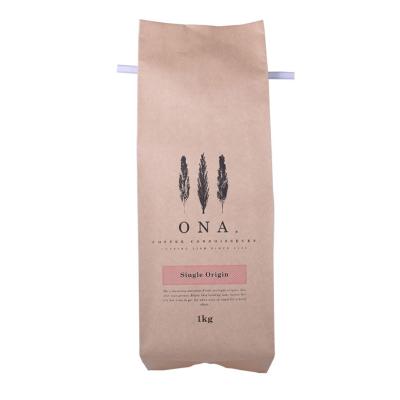 China Recycled Loose Tea Leaf Packaging Bags Matte Surface Kraft Paper Gusset Tin Tie Reclosable Pouch Herbal Materials for sale