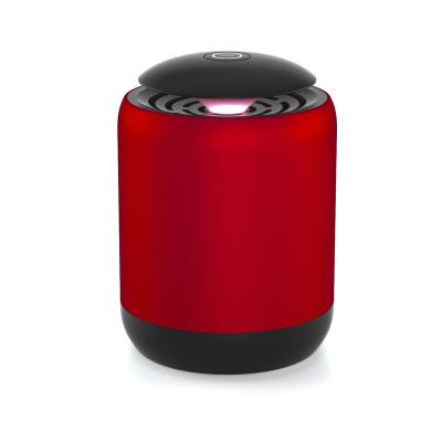 China Mini Aluminum Case LED Lighting Portable Wireless Speakers Mini USB Speakers With Bluetooth for sale