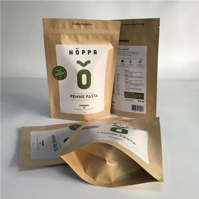 China Snack Coffee Beef Jerky Packaging Retort Moisture Proof Frosted Pouches Bags With Window Printing Ziplock Kraft Paper PE Resealable Security for sale