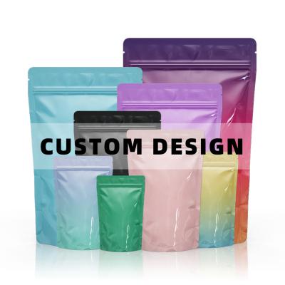 China Disposable Custom Logo PLA Biodegradable Packaging Materials Stand Up Pouch Mylar Bag Coffee Bean Bags With Valve And Zipper Coffee Packaging for sale