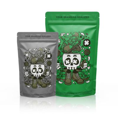 China LOGO Printed Disposable Custom Packing Tea Coffee Mocha Energy Bar Powder Bag 3 Side Seal Pouches for sale