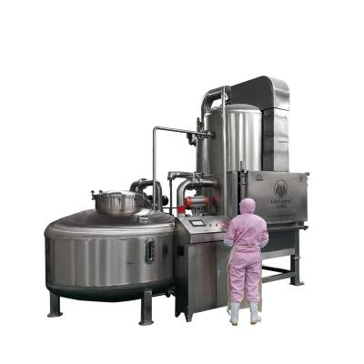 China Low Oil Content / Yummy Crispy And Continuous Vacuum Low Temperature Frying Machines for sale