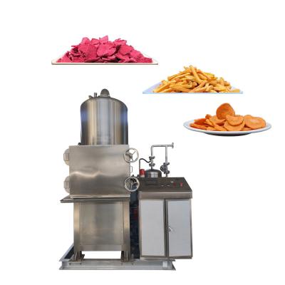 China Low Oil Content / Low Temperature Manufacturing Sales French Fries Fryer Vacuum Frying Machine Food Processing Line for sale