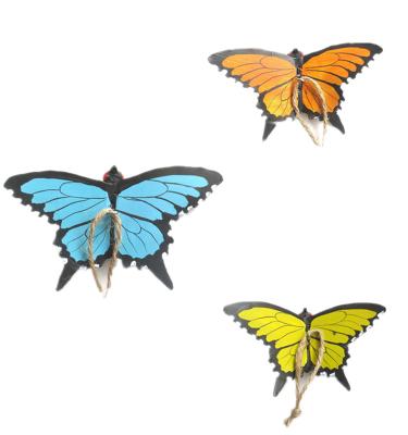 China Wholesale Metal Wooden Wings Factory Price Decorative Wooden Butterfly Carving Wooden Butterfly for sale