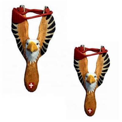 China Europe wooden carved toy wooden slingshot for sale