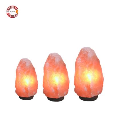 China All Himalayan Rock Salt Lamp 6-7 Pounds With Wooden Salt Lamp Himalayan Base Natural Crystal Salt Lamp for sale