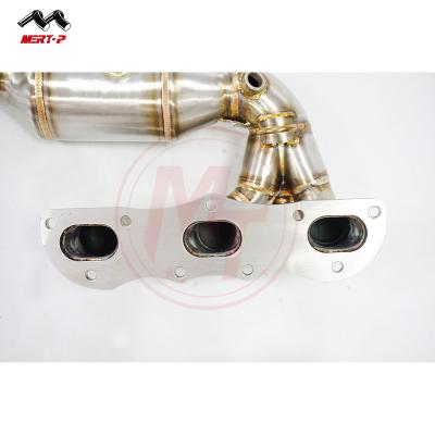 China Automotive Exhaust Pors**e Cayman / Boxster 987.2 2008-2012 2.9 / 3.4L Brushed Headers for sale