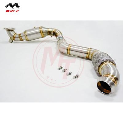 China M176 A RACING MERTOP SS304 Class Exhaust Catless Downpipe For Ben z W176 W177 Engine A180 A200 A220 GLA220 W250 Class A Downpipe for sale