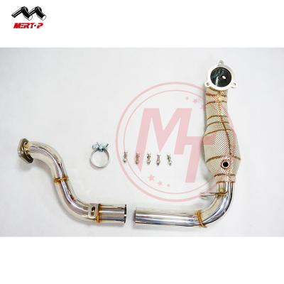 China SS304 MERTOP RACING downpipe with heat shield for AMG A35 W177 4-MATIC 2019+ for sale