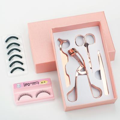 China Rose Gold Eyelash Curler New Private Label Eyelash Curler Disposable Eyelash Curler With Brush Makeup Tools for sale