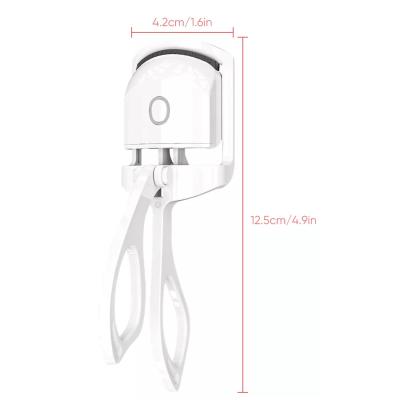 China Disposable White Electric Hair Curler Logo Heated Eyelash Eyelash Curler 2023 Amazon Electric Eyelash Curlers for sale