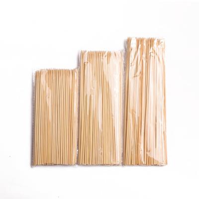 China Easily Cleaned China Made Food Grade Barbecue Bamboo Stick Bamboo Skewers For Tables Fruits And Barbecue for sale