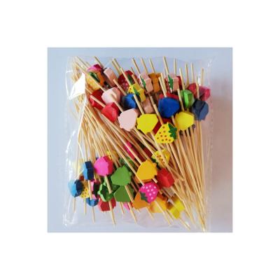 China Customized Good Quality Suitable Price BBQ Skewer Easily Cleaned Bamboo Good Quality 45cm Large for sale