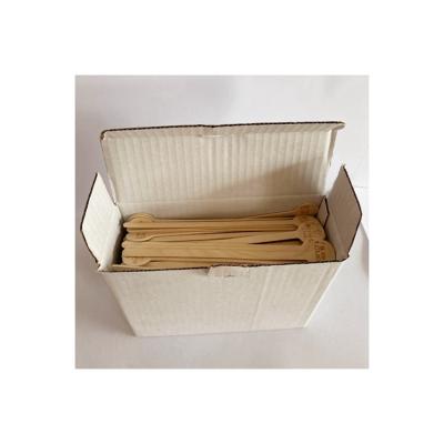 China Good Quality Stocked Coffee Suitable Espresso Agitator Wooden Wooden Stirrers for sale