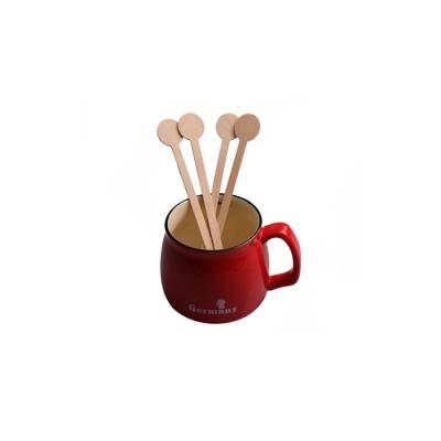 China Hot Selling Stocked Good Quality Wooden Coffee Stirrers Dispenser for Coffee for sale