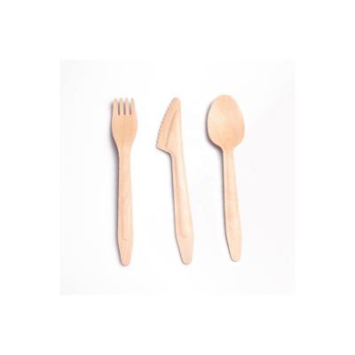 China Automation High Quality Best Selling Wooden Disposable Wooden Cutlery Set Eco Friendly for sale