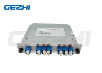 China High Isolation 12CH MUX Fiber CWDM Module For Optical Transport Networking System Passive for sale